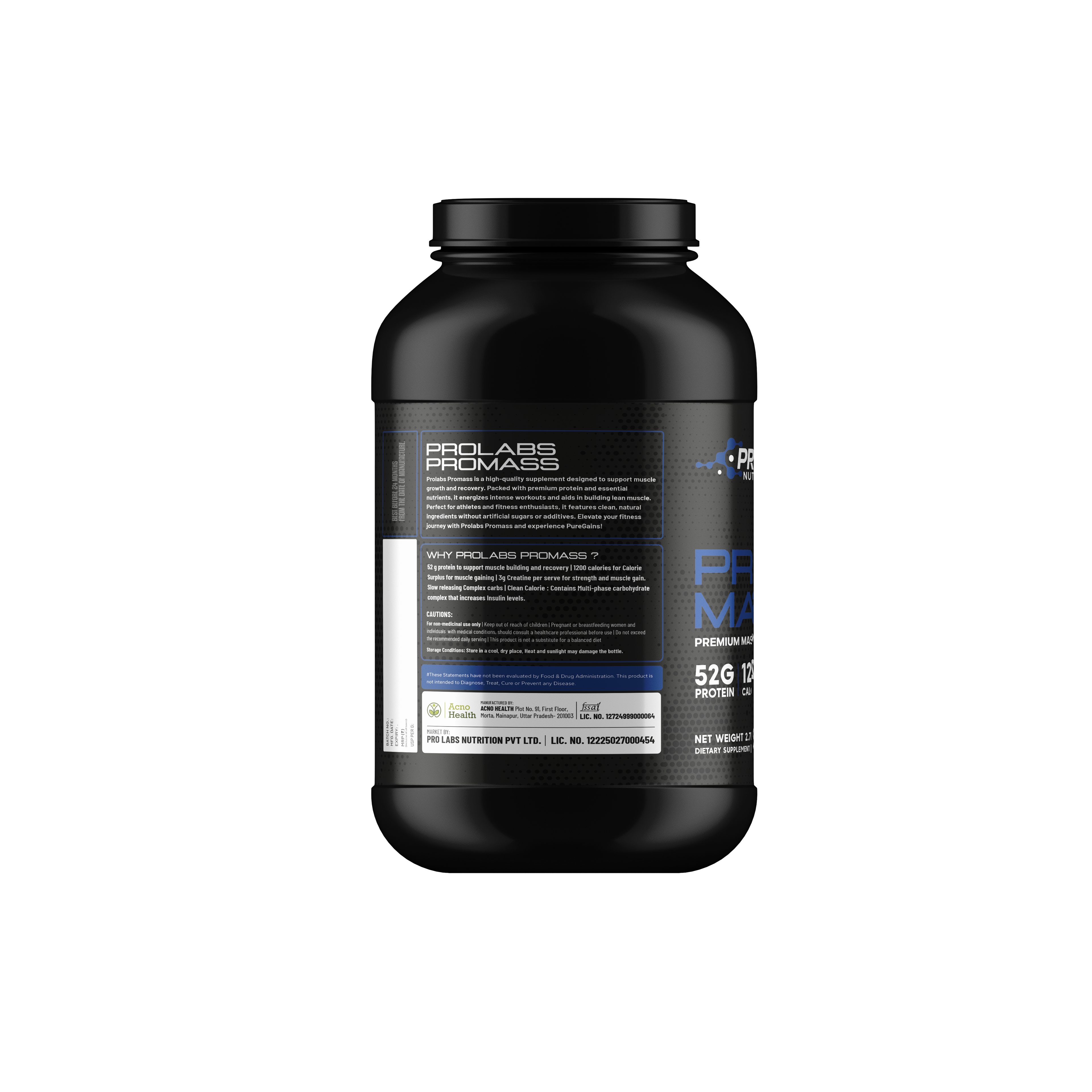 Pro Mass [Mass Gainer] - Chocolate [3 KG]