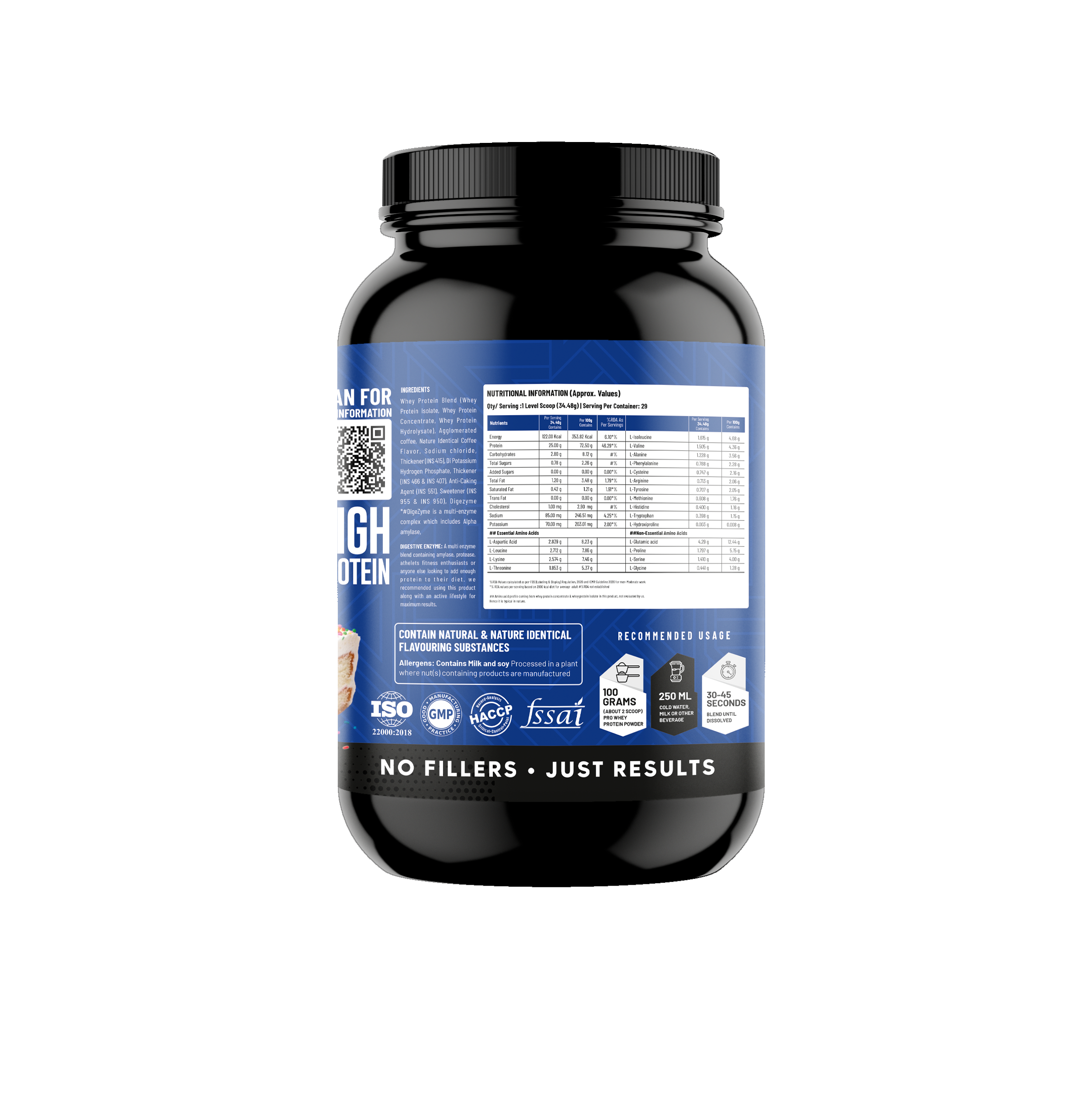 Whey Protein Birthday Cake Flavour 1 KG
